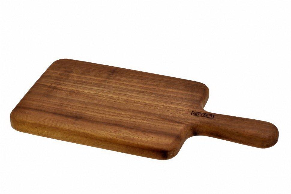 Wooden Service and Cutting Board, Rectangular, Iroko wood. Dimension 20x40cm. - Mabrook Hotel Supplies