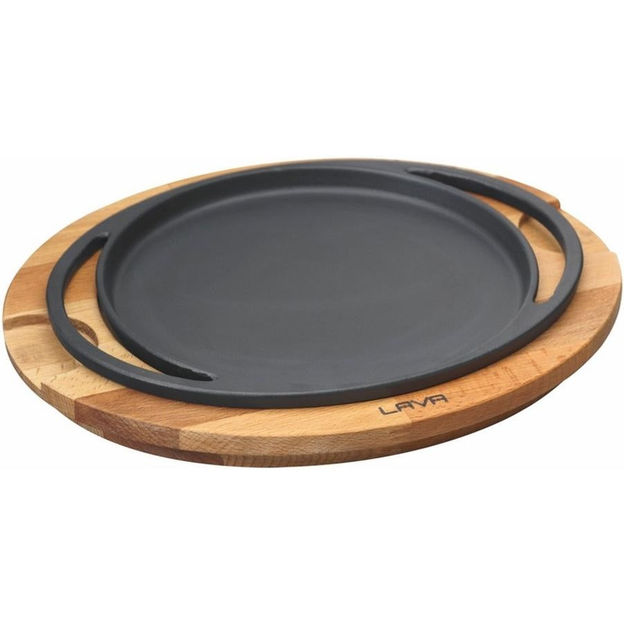 "PIZZA / KREP / PANCAKE PAN, ROUND DIAMETER: 20cm. AND WOODEN" - Mabrook Hotel Supplies