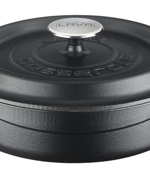 LAVA CASSEROLE MULTI PURPOSE BLACK - 24 CM - Mabrook Hotel Supplies