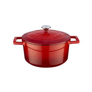 LAVA ROUND CASSEROLE RED- Ø24 CM - Mabrook Hotel Supplies