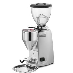 Mazzer Mini Electronic Type A White Espresso Grinder. - Mabrook Hotel Supplies