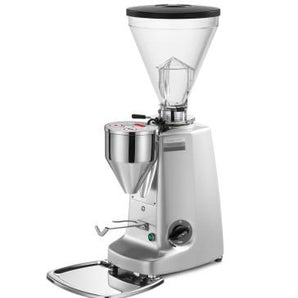 Mazzer Super Jolly Electronic White Espresso Grinder. - Mabrook Hotel Supplies
