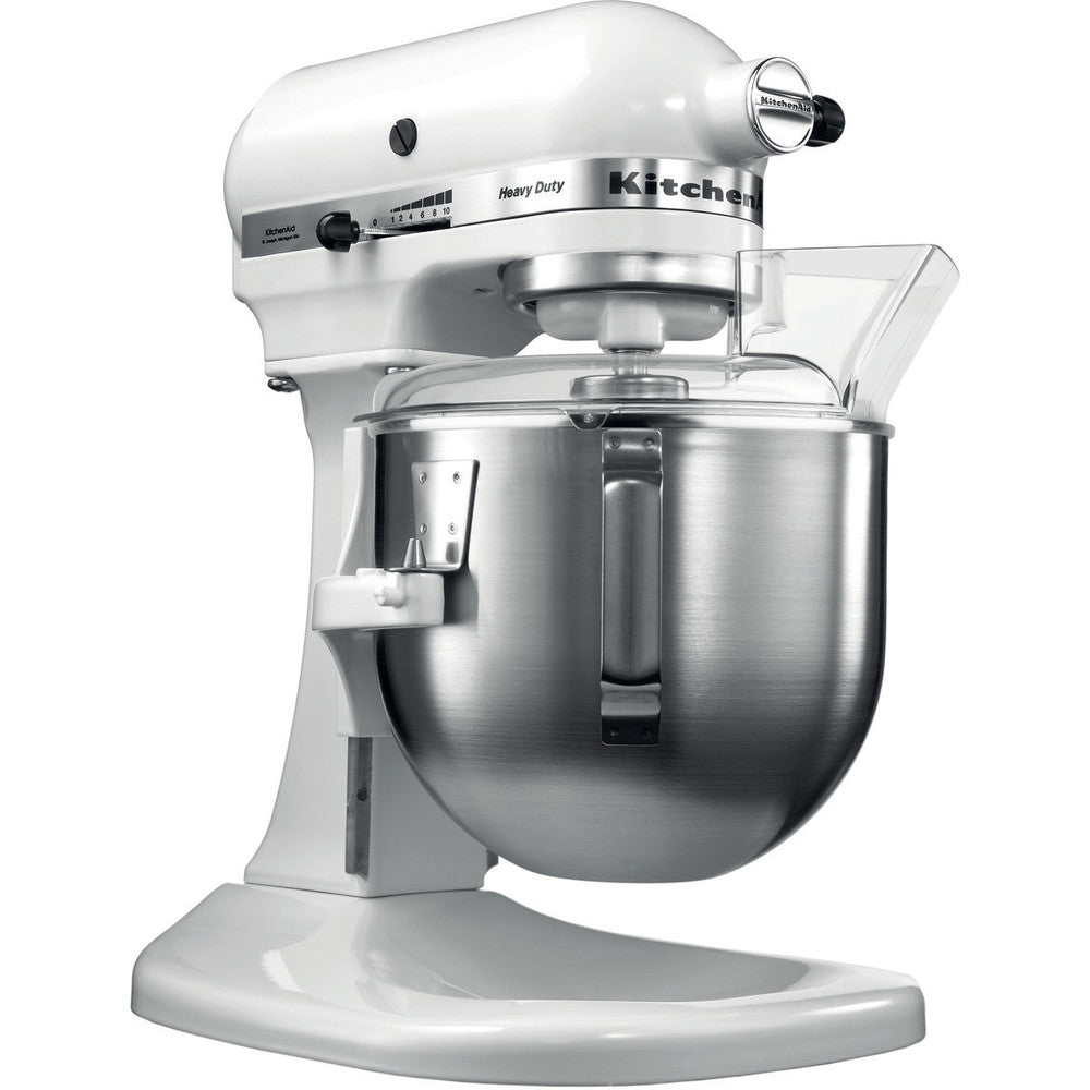 KitchenAid 4.8 Ltr Heavy Duty Stand Mixer - White - Mabrook Hotel Supplies