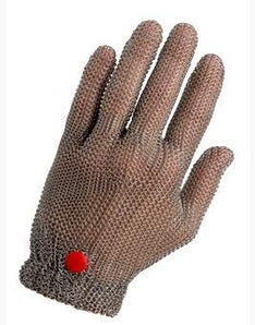 "S/S MESH GLOVE, REVERSIBLE, SIZE: MEDIUM COLOR RED - Mabrook Hotel Supplies