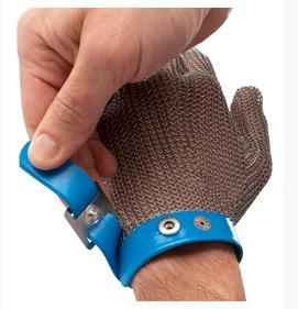 "S/S MESH GLOVE, REVERSIBLE, SIZE: LARGE COLOR BLUE - Mabrook Hotel Supplies