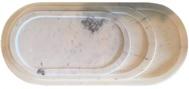 TRAY,DIM:45.75X20.3X1.5,COLOR:WHITE MARBLE - Mabrook Hotel Supplies