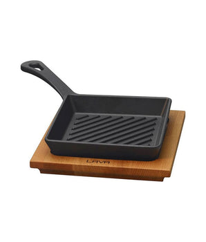 LAVA MINI GRILL SKILLET SQUARE - Mabrook Hotel Supplies