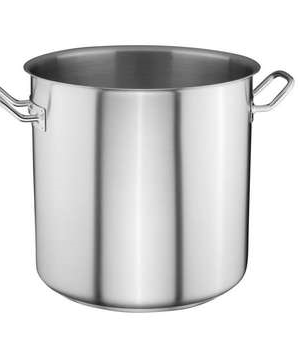 (0121.02420.21) 24*20 STOCK POT SATIN FINISHED, INDUCTION - Mabrook Hotel Supplies