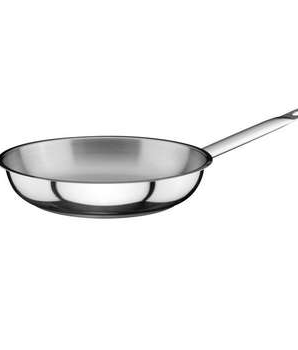 "S/S FRYPAN, NON STICK COATED , MIRRIR FINISHED, Size:26X05 c" - Mabrook Hotel Supplies