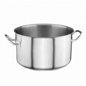 S/S STOCK POT, SEMI SATIN  - 26X16 CM - Mabrook Hotel Supplies