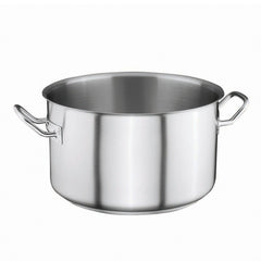 S/S STOCK POT, SEMI MAT- SEMI MIRROR FINISHED, Size:32X19 cm, Cap: 15lt." - Mabrook Hotel Supplies