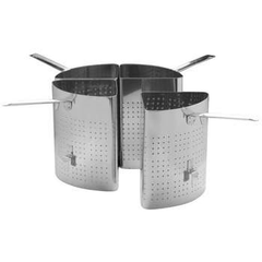 S/S PASTA COOKER, SET OF 4 PCS, price per PCS  Size: 40x26 cm, (BEST FITS W - Mabrook Hotel Supplies
