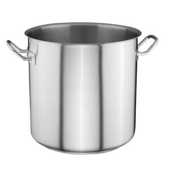 "S/S STOCK POT, SATIN FINISHED SIZE: 40x40cm" - Mabrook Hotel Supplies