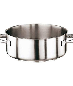 CASSEROLE POT 2 HANDLES 36CM S. 1000 S/STEEL - Mabrook Hotel Supplies