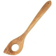 ROUND WOODEN SPOON WITH BEACK 30 CM. - Mabrook Hotel Supplies