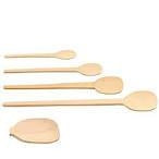 CUCCHIAINO CURVO CM 25 CURVE WOODEN SPOON - Mabrook Hotel Supplies