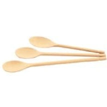 WOODEN TRIS LUX 3 SPOONS 25-30-35 - Mabrook Hotel Supplies