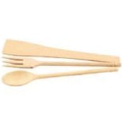 WOODEN TRIS LUX SPOON FORK ADHERENCE SCOOP 30. - Mabrook Hotel Supplies