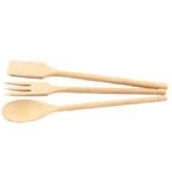 WOODEN TRIS SPOON FORK SCOOP 30 CM. - Mabrook Hotel Supplies