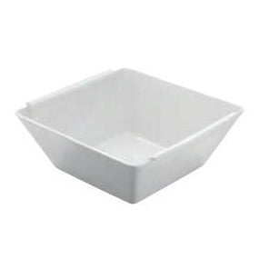 "BOMBAY SQUARE SALAD BOWL, WHITE" - Mabrook Hotel Supplies