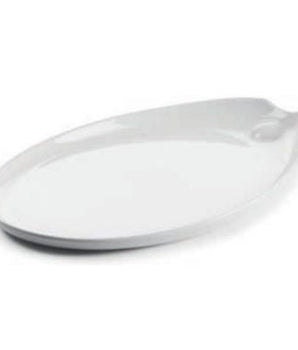 "640470 IMPULSE SERVICE PLATE, WHITE, DIM: 32.5X22X3.2 CM" - Mabrook Hotel Supplies