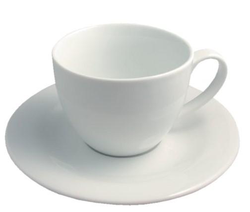 LIPARI BREAKFAST CUP & SAUCER WHITE. - Mabrook Hotel Supplies