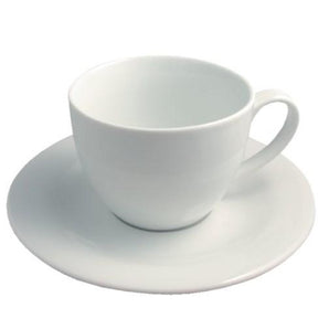 LIPARI BREAKFAST CUP & SAUCER WHITE. - Mabrook Hotel Supplies