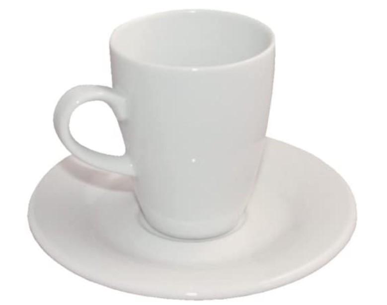 REVOL LIPARI CUP & SAUCER WHITE - Mabrook Hotel Supplies