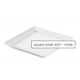 TIME SQUARE SMALL DISH.WHITE. - Mabrook Hotel Supplies