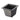 "638355 TIME SQUARE CUBE BOWL, SLATE, DIM: 6.5X6.5X4.7 CM, CA" - Mabrook Hotel Supplies