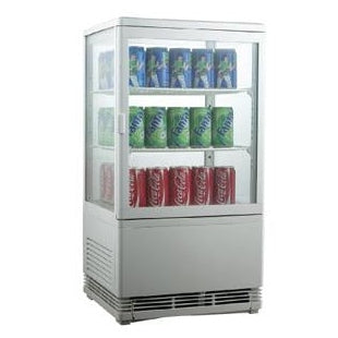 Display Refrigerator Flat Glass Door - 58 Ltr - Mabrook Hotel Supplies