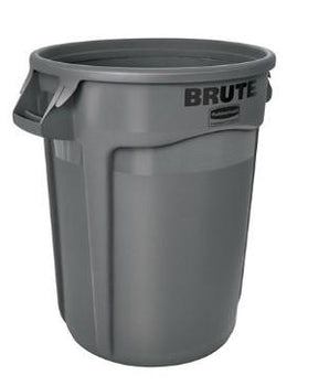 Rubbermaid Brute Vented Container 32 Gal - Gray - Mabrook Hotel Supplies