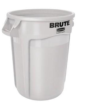 Rubbermaid Brute Vented Container 32 Gal - White - Mabrook Hotel Supplies