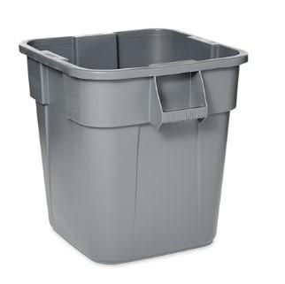 Rubbermaid Brute 28 GAL Square - Gray - Mabrook Hotel Supplies