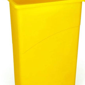 Rubbermaid Slim Jim Recycling Can 23 Gal - Yellow - Mabrook Hotel Supplies