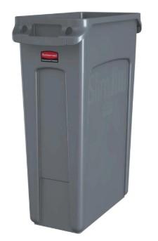 Rubbermaid Vented Slim Jim Can 23 Gal - Gray - Mabrook Hotel Supplies