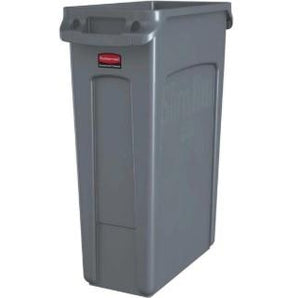 Rubbermaid Vented Slim Jim Can 23 Gal - Gray - Mabrook Hotel Supplies