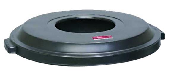 Rubbermaid Light Duty Container Lid - Black - Mabrook Hotel Supplies