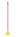 Rubbermaid Plastic Wet Mop Handle Red - Mabrook Hotel Supplies