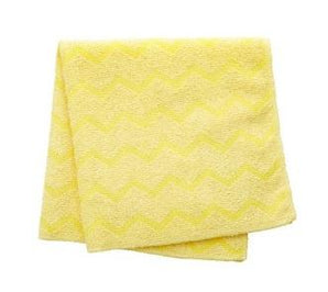 "16"" MICROFIBER, YELLOW -  SQUARE HYGEN BATHROOM CLOTH" - Mabrook Hotel Supplies