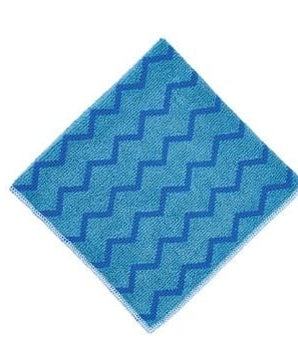 Rubbermaid FGQ62000BL00 HYGEN 16" x 16" Blue Microfiber Cloth - Mabrook Hotel Supplies