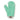 Rubbermaid FGQ65200GR00 HYGEN Green Microfiber Dusting Mitt with Thumb - Mabrook Hotel Supplies