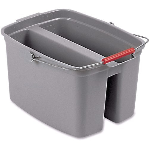 RUBBERMAID 19 QT DOUBLE PAIL, GRAY - Mabrook Hotel Supplies
