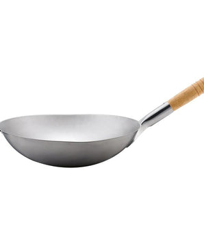 STIR-FRY WOK 36 CM. (LONG HANDLE) - Mabrook Hotel Supplies