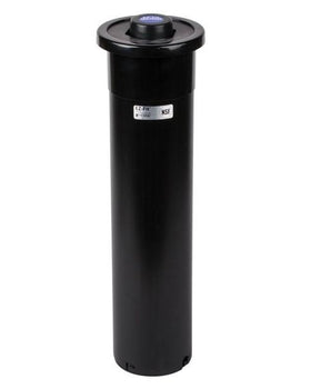 EZ-FIT CUP DISPENSER, ONE SIZE FITS ALL, APPROX. CUP SIZE 8-46 oz, TUBE LENGTH 23 1/4", CTR MOUNT BLACK GASKET - Mabrook Hotel Supplies