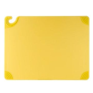 SAN JAMAR SAF-T-GRIP CUTTING BOARD YELLOW - 30.5*45.7*1.3 CM - Mabrook Hotel Supplies