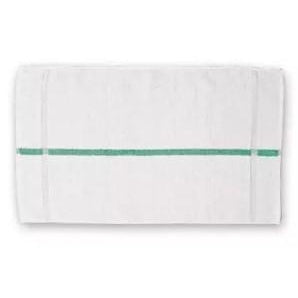 TOWEL BAR W/GREEN STRIPE XL - Mabrook Hotel Supplies