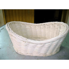 "OVAL RATTAN BASKET, DIM: 23x17xH10/7CM." - Mabrook Hotel Supplies