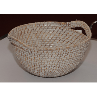 BAMBOO BASKET/ DIA: 27XH12CM - Mabrook Hotel Supplies