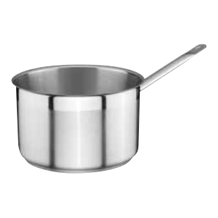 OZTI SAUCE PAN SEMI SATIN MIRROR FINISHED - Mabrook Hotel Supplies